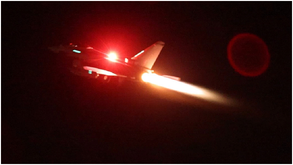 US conducted strikes against a number of targets used by Houthi rebels in Yemen US conducted strikes against a number of targets used by Houthi rebels in Yemen