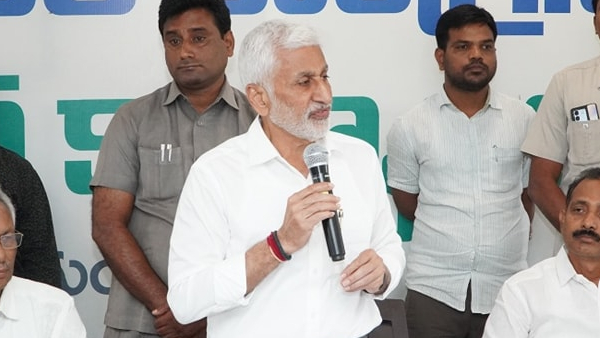 ycp mp vijayasai reddy complaint on tdp and janasena to election commission officials