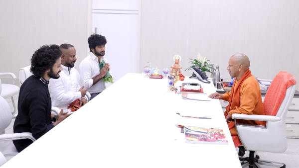 Hanuman movie team met UP CM Yogi Adityanath