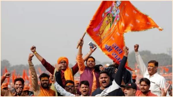 Another group of people pelted stones on Hindu youth chanting Jai Shri Ram slogans in Belagavi.