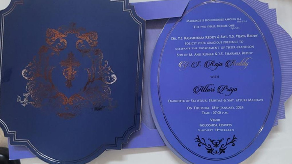 YS Sharmila Son Raja Reddy Engagement on 18th January at Hyderabad, Will CM Jagan Attend the Function