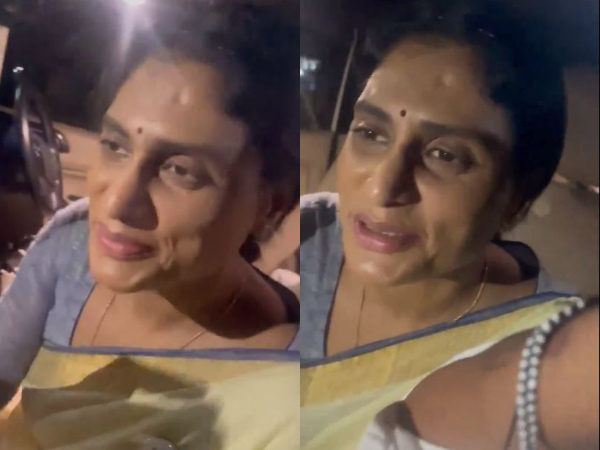 YSRCP supporters stopped APCC Chief YS Sharmila convoy in Anantapur 