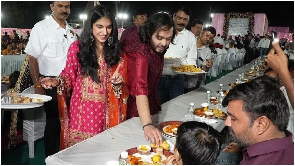 Anant Ambani- Radhika Merchant Pre-Wedding celebrations started with anna seva 
