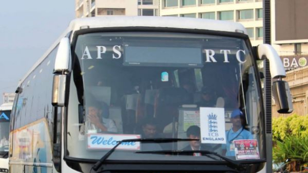 apsrtc thanks to bcci and england board for transporting cricketers to vizag test apsrtc thanks to bcci and england board for transporting cricketers to vizag test