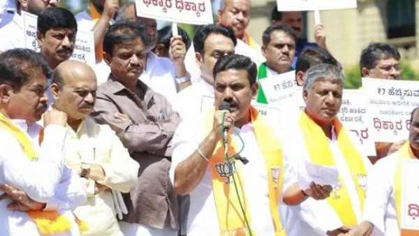 BJP accuses CM Siddaramaiah of playing Delhi dramas after emptying Karnataka coffers
