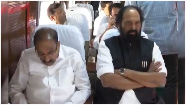 KTR and other BRS leaders head to Chalo Nalgonda public meeting by bus