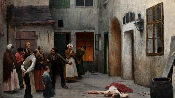 A husband who sacrifices his wife on the occasion of a fair to the village deity