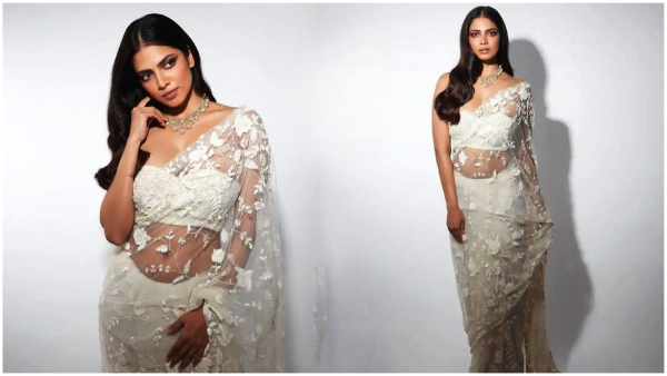 actress malavika mohanan latest saree phots