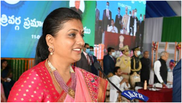 YSRCPs Siddham Public meetings were Super Hit, says minister Roja