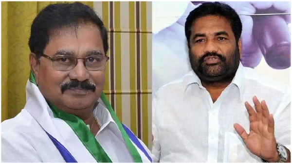 Big Fight between YSRCP Rebel Kotamreddy and MP Adala in Nellore Rural Assembly
