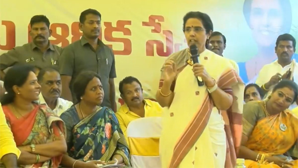 Nara Bhuvaneswari likely to contest from Kuppam in next Elections in place of Chandra Babu Nara Bhuvaneswari likely to contest from Kuppam in next Elections in place of Chandra Babu