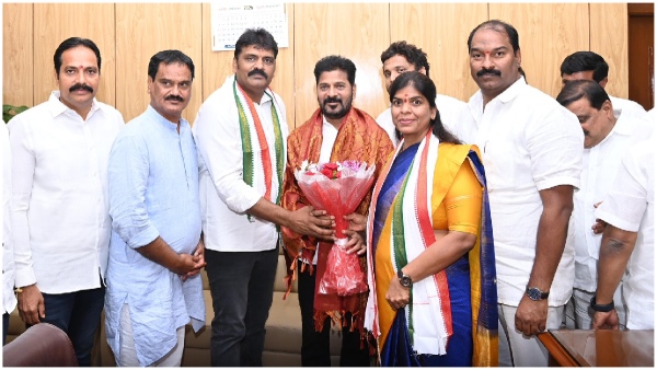 Patnam Mahender Reddy and Bonthu Rammohan have joined in Telangana Congress