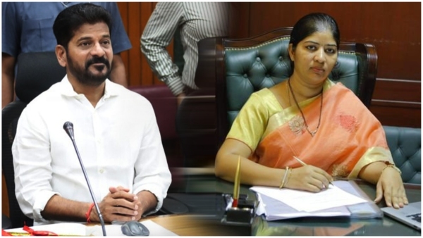 Vikarabad ZP Chairperson Patnam Sunitha Reddy resigned BRS