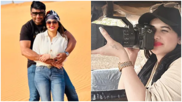 Actress Pavitra Gowda once again posted the photos taken with hero Darshan on social media Actress Pavitra Gowda once again posted the photos taken with hero Darshan on social media