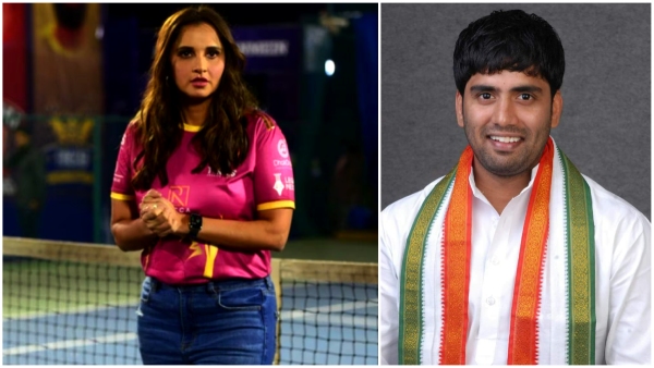 sania mirza wishes to congress mp anilkumar yadav
