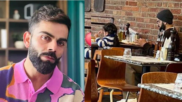  Virat Kohli with daughter in London hotel...photos go viral