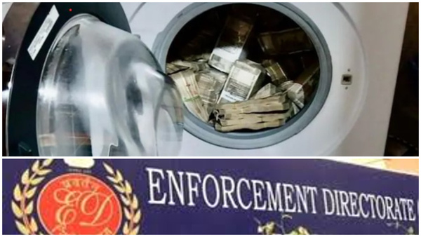 forex violation case ED seizes crores in cash from washing machine during searches