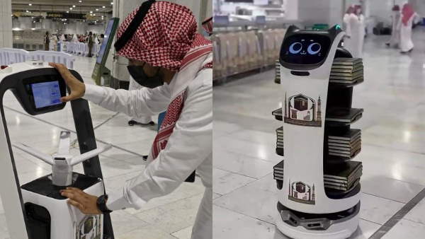 how artificial intelligence robots helping worshippers in saudi arabia s grand mosque