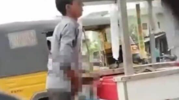 A man selling sperm mixed with ice cream