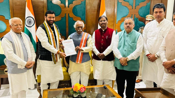 Nayab Singh Saini named as next CM of Haryana