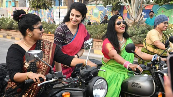 taneira and jj active saree run in hyderabad