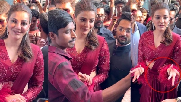 Fan misbehave With heroine kajal aggarwal