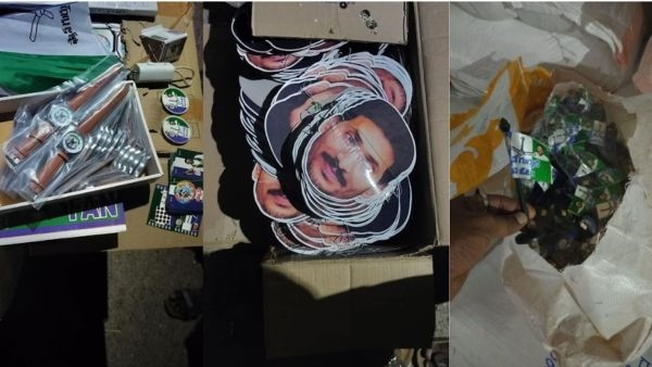 YSRCP goods found at kalahasti