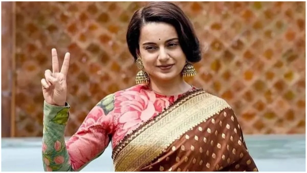 The Bollywood queen reacted to the announcement of her name as an MP candidate