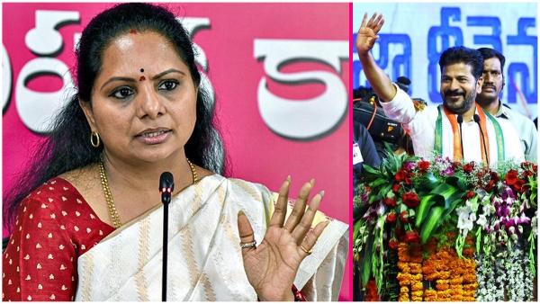 MLC Kavitha fires on revanth reddy decisions making telangana as desert