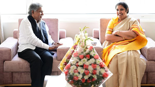 Manda Krishna Madiga meets ap bjp chief purandeswari