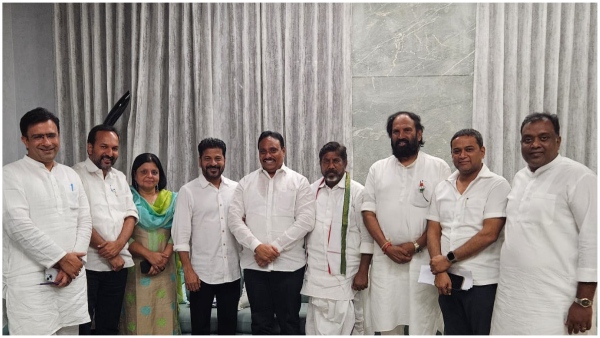 BRS MLA Danam Nagender met CM Revanth Reddy