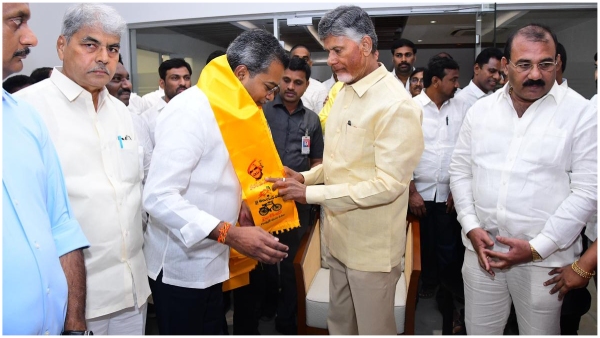 ysrcp mla vasantha krishna prasad joined tdp left contest decision to chandrababu