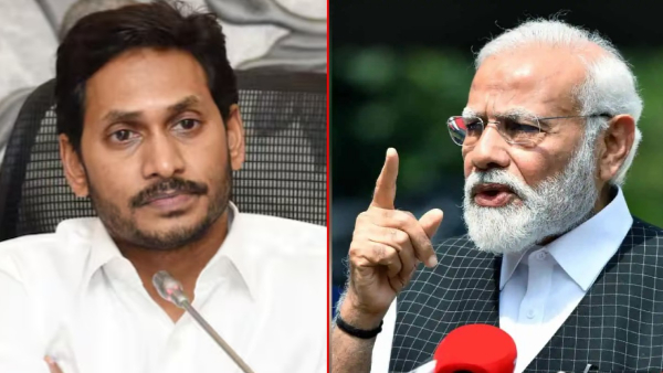 modi first time Criticized on jagan govt