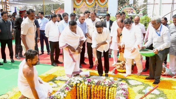 Telangana CM Revanth lays foundation for elevated corridor in Secunderabad
