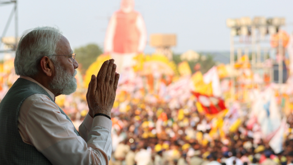 nda leaders complained ec over security lapse in pm modi palnadu meeting