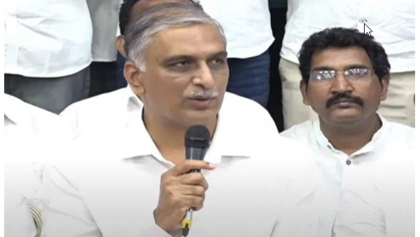 Harish Rao hits out at bjp and congress for arresting BRS MLC Kavitha