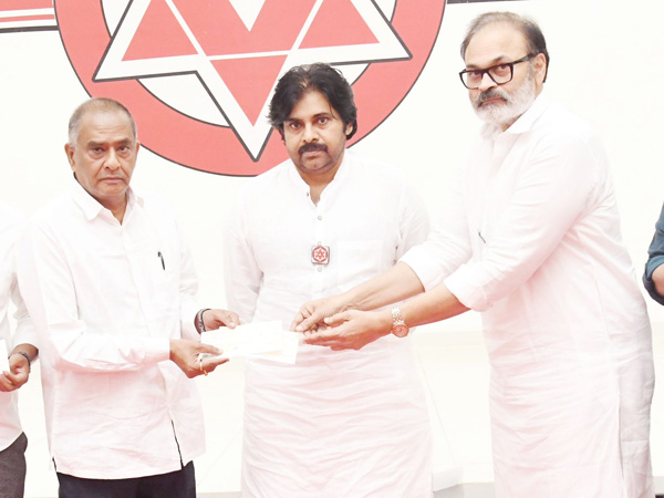 Pawan Kalyan donates Rs 10 Crore to the Janasena
