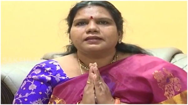 Former minister Peethala Sujatha expressed unhappy after she denied ticket by TDP Former minister Peethala Sujatha expressed unhappy after she denied ticket by TDP