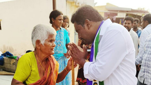 jagan announced tipper driver as a contestant from singanamala constituency