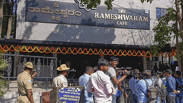It is reported that the accused in the Rameswaram Cafe case is hiding in Tirupati Hyderabad