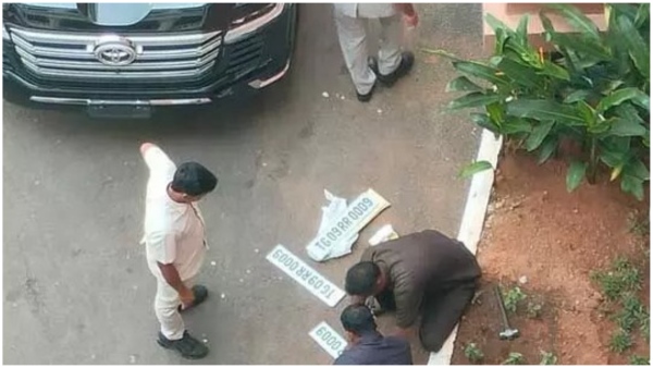 TG registration for new vehicles in telangana from today cm revanth reddy s convoy vehicles name plate changed TG registration for new vehicles in telangana from today cm revanth reddy s convoy vehicles name plate changed