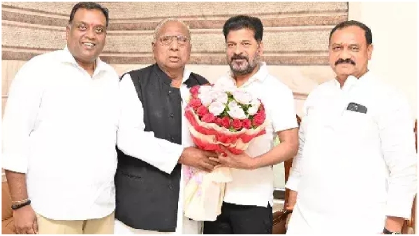 Senior Congress leader met VH CM Revanth Reddy