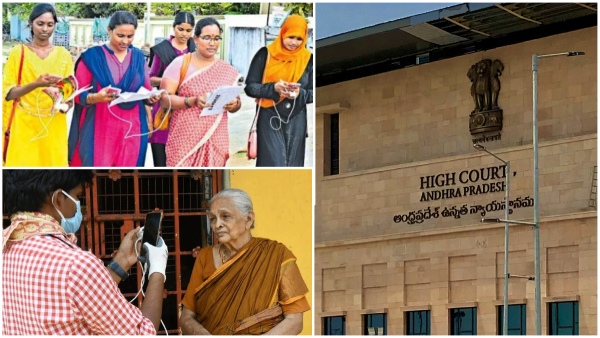 ap high court seek ec counter on action against 62000 volunteers resignation
