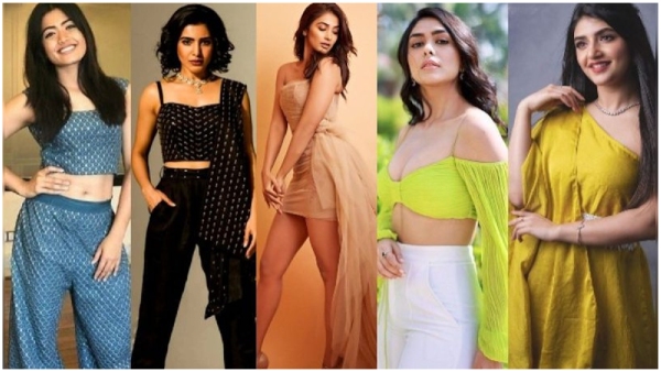 Top 10 Heroines Samantha in the top one Srileela crossed Rashmika in the position