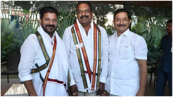 BRS MLA Prakash Goud gave clarity over joining in Congress recently meets CM Revanth