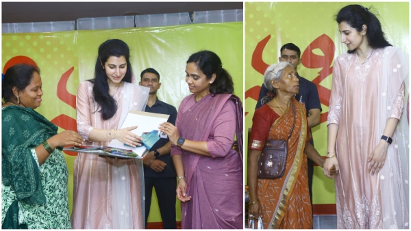 Nara Brahmani election campaign in Mangalagiri for the victory of nara lokesh