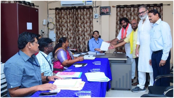 Pawan Kalyan files nomination and Rs 46 70 Cr loans and dues mentioned in affidavit Pawan Kalyan files nomination and Rs 46 70 Cr loans and dues mentioned in affidavit