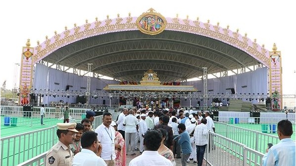 TTD has made arrangements for the Sri Sita Rama Kalyanam at Vontimitta in Kadapa today