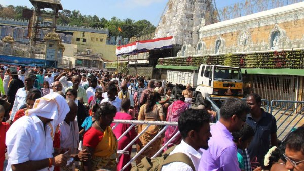 Good news for devotees the crowd of devotees has reduced in Tirumala