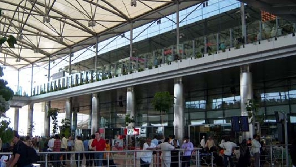 Leopard appeared in shamshabad airport promises